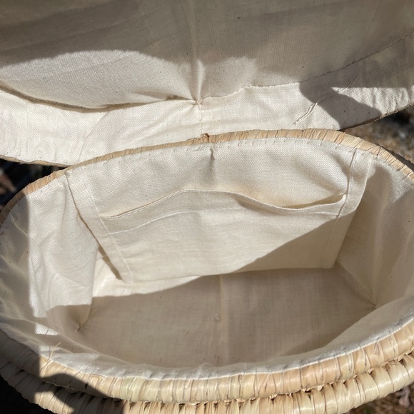 Basket purse w/ magnetic closure lid - Picture 6 of 7